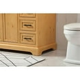 thumbnail image 5 of 48 inch Single bathroom vanity in natural wood, 5 of 8
