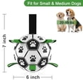 thumbnail image 4 of FOAUUH Dog Toys, Interactive Dog Football Toys with Grab Tabs, Durable Dog Balls for Small Medium Breed Dog Water Toy Indoor & Outdoor, 4 of 5