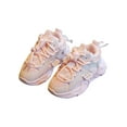 thumbnail image 1 of SIMANLAN Boys Girls Running Shoe Low Top Warm Shoes Non-Slip Sneakers School Breathable Trainers Sports Lace Up Pink 5C, 1 of 8