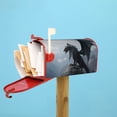 thumbnail image 4 of Lsque Valley Gray Dragon Mailbox Cover Standard Size ,Magnetic Mailbox Covers Post Wraps Letter Box Cover -21x18 in, 4 of 9