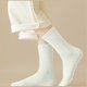 thumbnail image 4 of Calcetines de invierno para mujer, calcetines de tubo medio con forro polar para mayor calidez y protección contra el frío, calcetines de forro polar, calcetines de algodón para mujer, 4 of 7