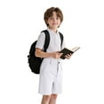 thumbnail image 2 of Boys' Uniform Shorts with Elastic Waist - Easy to Wear Stylish for School​ White Size 8-9Y, 2 of 4
