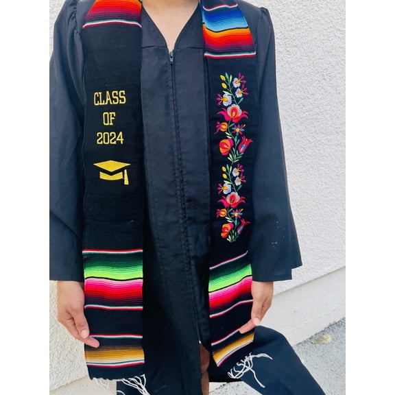 Class Of 2024 Embroidered Sash Unisex Class Of 2024 Estola De Graduación