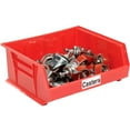 thumbnail image 4 of Red Plastic Stacking Bin 16-1/2 x 14-3/4 x 7, Lot of 6, 4 of 4