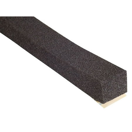 

1/8 Thick Black Soft Weatherproof EPDM Foam Strips with Adhesive Back 1 Wide x 10 Ft.