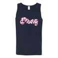 thumbnail image 2 of Wild Bobby, Pray Bubble Letters Inspirational/Christian Men Graphic Tank Top, Navy, Small, 2 of 6