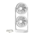 100Fens 2024 New Double Head Desktop Silent Pneumatic Circulation Fan With High Wind Power