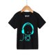 thumbnail image 3 of Clearance Beats Headphones Headphones Wireless Summer Family Children Boys Headset Short Sleeve Fluorescence T shirt Clothes, 3 of 9