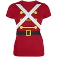 thumbnail image 1 of Costume de Soldat Jouet de Noël Rouge Juniors T-Shirt Doux, 1 of 1