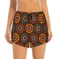 thumbnail image 2 of Goofa 60s and 70s Aesthetic1 Printed Women 2 in 1 Running Shorts,Quick Dry Athletic Workout Shorts,High Waisted Athletic Shorts with Liner Pockets-, 2 of 9