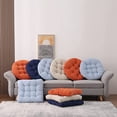 thumbnail image 5 of Namzi Floor Pillow Cushion, 22 inch Round Seat Cushion, Outdoor Floor Pad, Meditation Cushion for Yoga Living Room Sofa Balcony, Orange，1, 5 of 5