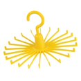 thumbnail image 3 of Tie Rack Cinturón Bufanda Titular Colgador Gancho s Bufanda Organizador amarillo kusrkot Soporte de gancho para colgar en rack, 3 of 6