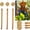 B-2B, variant on MMJ Plant Support Stakes Copper Antenna Coil 13.19in Training Pile Garden Climbing Vine Horticultural Tool 1 3 6 Pack