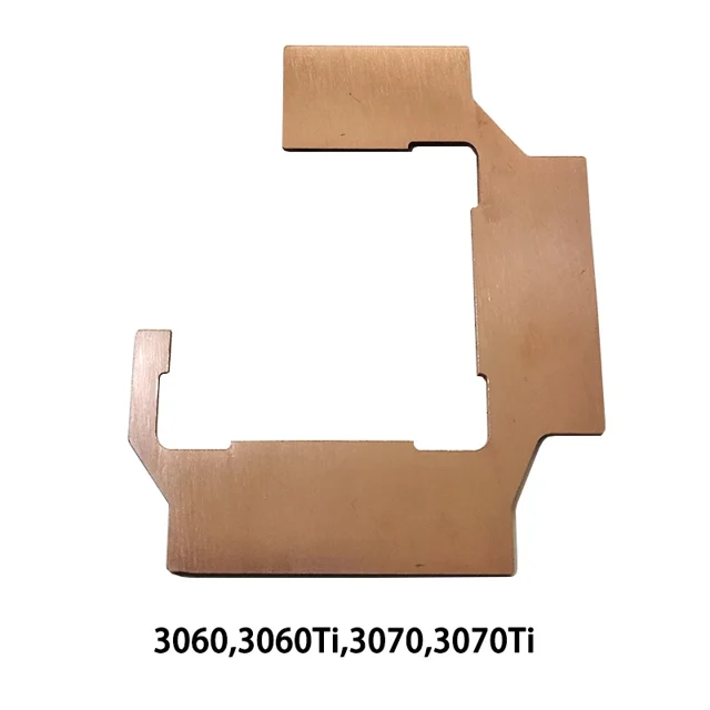 GPU RAM Copper Heat Sink For Radiator Memory Miner RTX 3060 3070 3080 3090 / 5600 5700 GPU Cooling Down 15-40 Degree Thermal Pad typeF Thickness 1.6mm