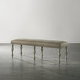 thumbnail image 6 of Birmingham Nailhead 8-Piece Table with Nail Head Bench and Arm Chair Dining Set, Driftwood, 6 of 22