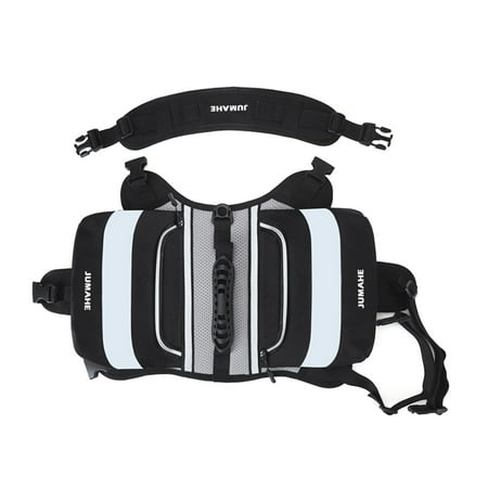 JNANEEI Dog Pack Backpack with Handle Large Self-Carrier Reflective BackPack Saddle Bag