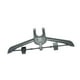 thumbnail image 3 of Soporte para planchado a vapor, percha para vaporizador de ropa, máquina de planchado plegable, estante para ropa Negro, 3 of 9