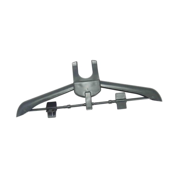 Maytalsory Cintre pour Machine à Repasser Cintre pour Défroisseur à Vêtements Cintre Suspendu pour Brosse à Vapeur Buse Noir Noir Longueur 46,5 cm