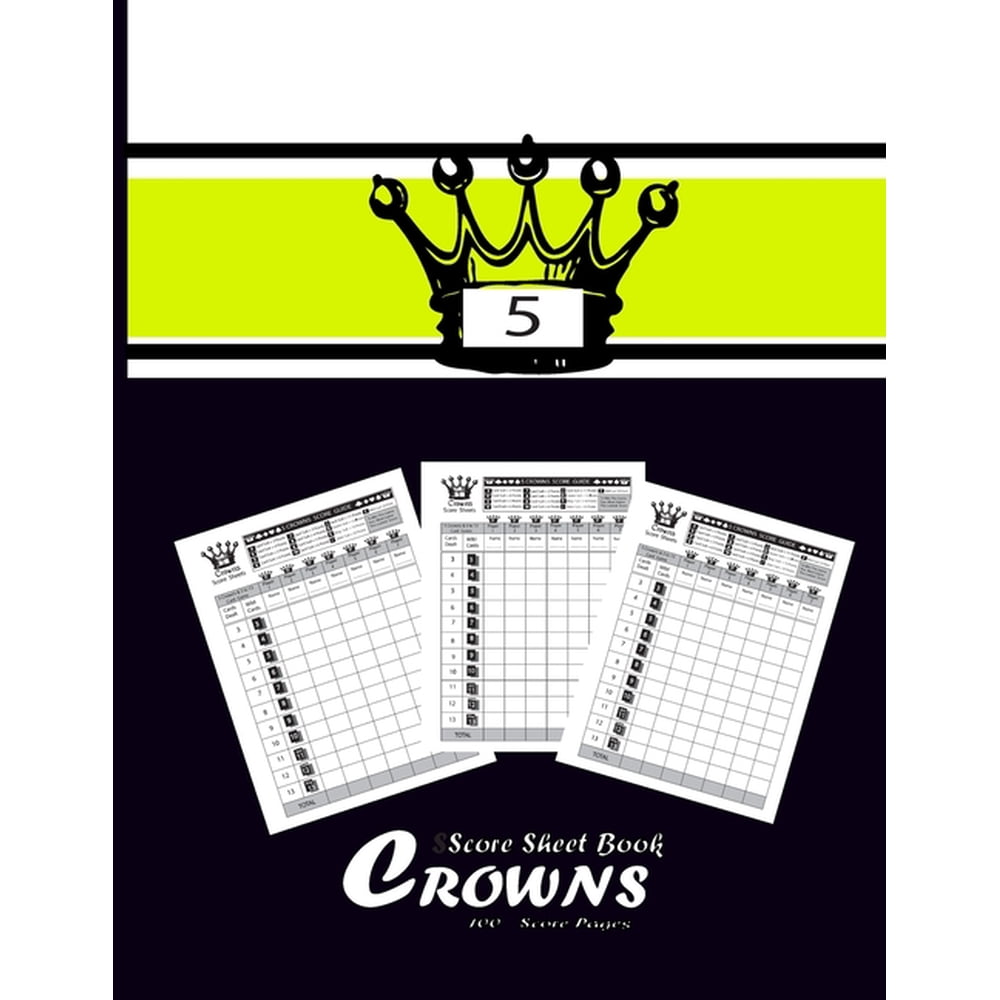 5 Crowns Score Sheet Book Five Crowns Card Game Of This 5 Crowns