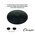 thumbnail image 4 of Champion Sports Competition Practice Discus, Rubber, Black, 1 Kg, 4 of 5