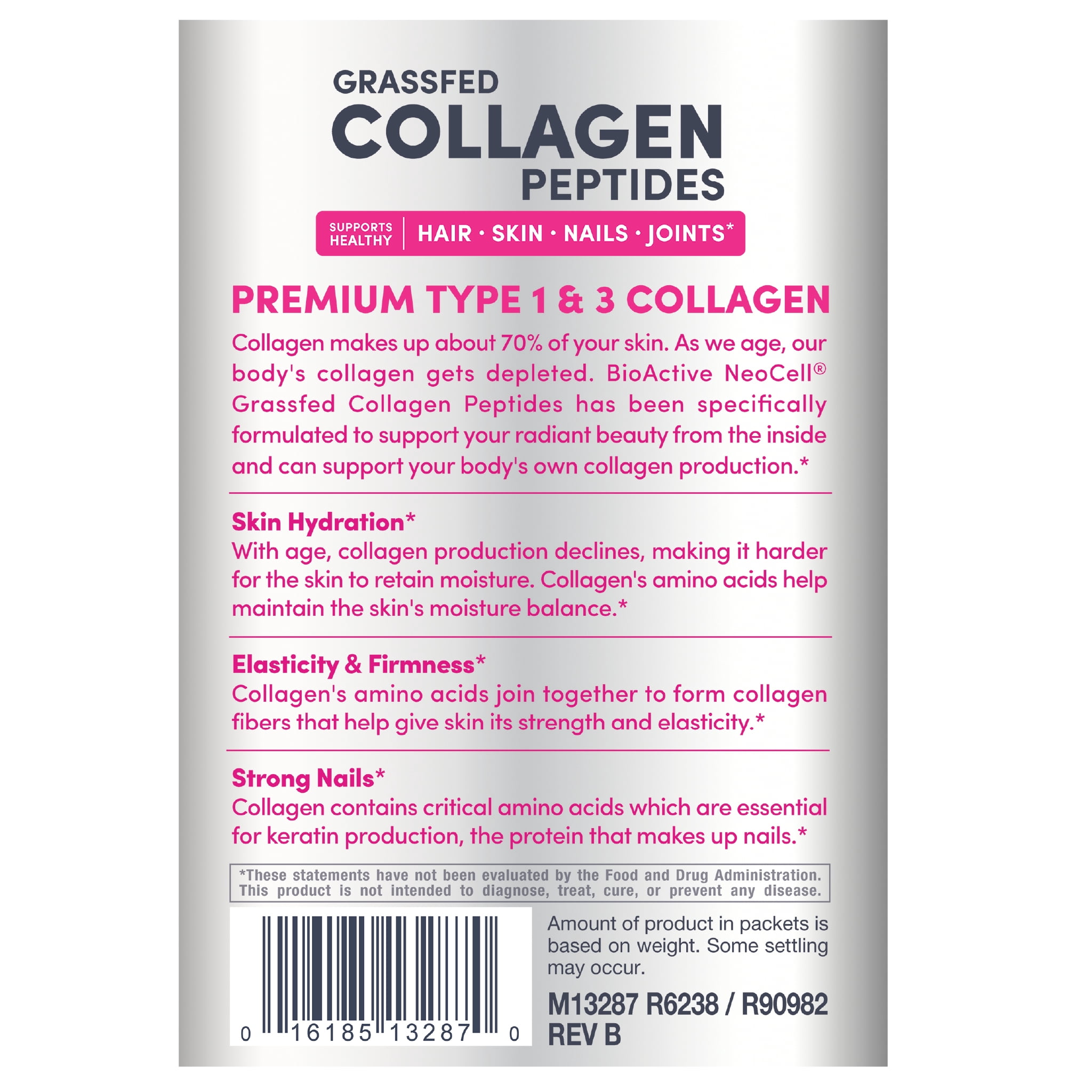 Grass Fed Collagen Peptides | 20 Collagen Stick Pack | Unflavored Powder for Men and Women | by NeoCell