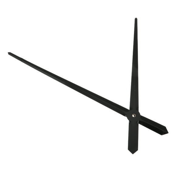 AURARMLET 1Set Minimalist Black Clock Hands Kit Sturdy Quartz Pointers for Clock Making Use