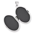 thumbnail image 2 of 925 Sterling Silver Oval Locket Pendant Charm, 2 of 7