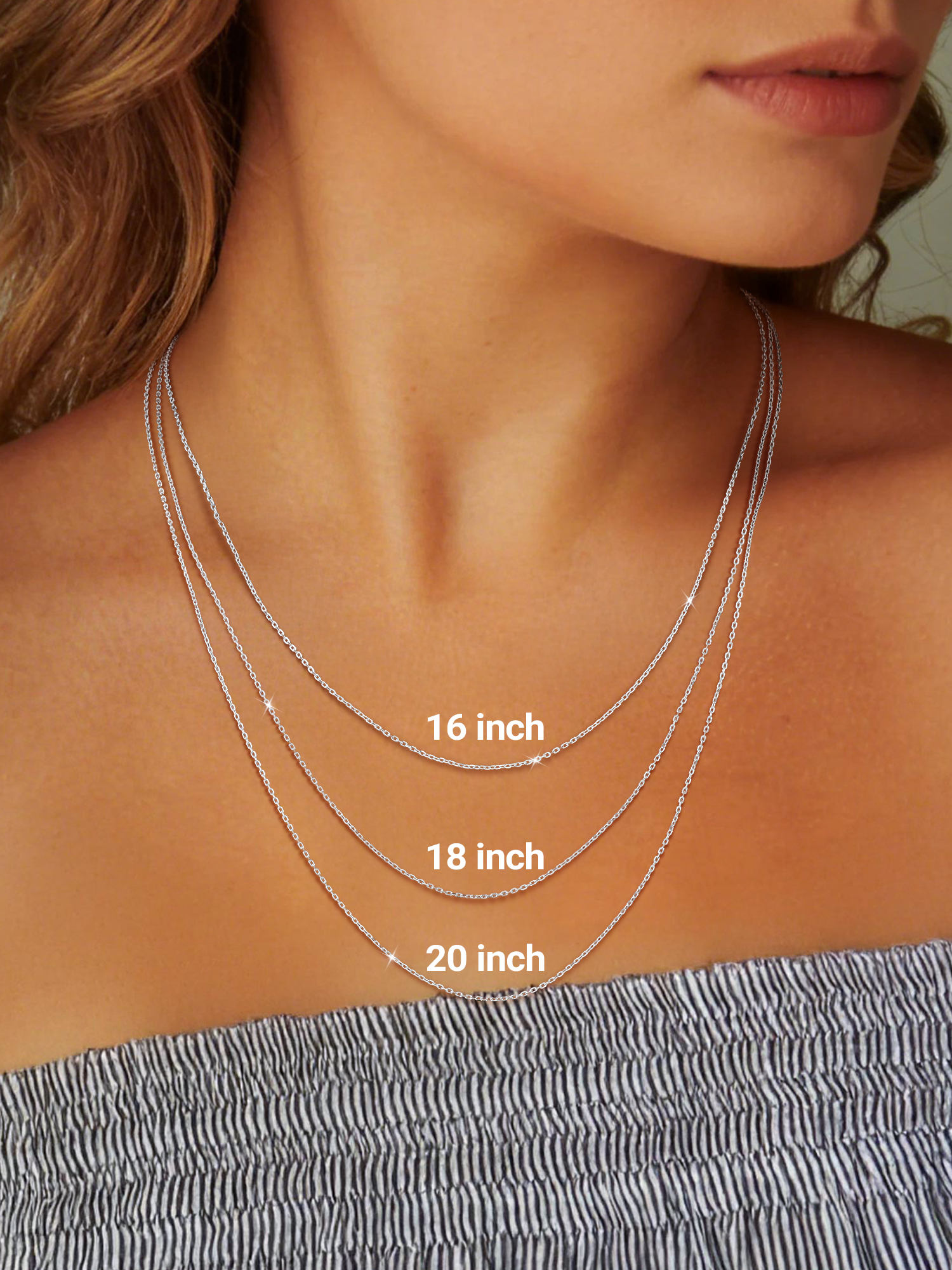 Prosteel Hypoallergenic 925 Sterling Silver Chain Necklace photo 6
