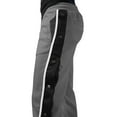 thumbnail image 4 of Ma Croix Men's Slim Fit Stripe Track Pants with Button Accent, 4 of 8