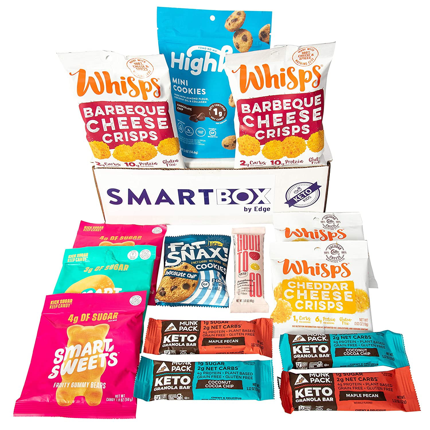 Keto Snack Care Package Box, Low Carb Snacks For Kids Adults Workplace