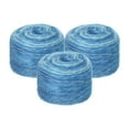 thumbnail image 1 of Unique Bargains Gradient Cake Cotton Acrylic Wool Mixed Blue Yarn, 300g, 3 Pack, 1 of 8