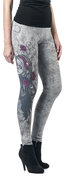 Women Skull Head 3D Printed Leggings 