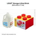thumbnail image 5 of Room Copenhagen 40030642 Lego Storage Brick, 4 Knobs, Aqua Light Blue, 5 of 6