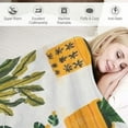 thumbnail image 3 of Autua Potted Plant Branches Flannel Blanket - Lightweight Soft Cozy Unique Gifts Blankets for Botanical Lovers,Kids,Adult,Women,Modern Minimalist Throw,Home Room Modern Decor  40x50in, 3 of 6
