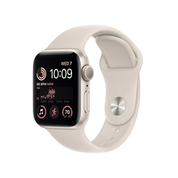 Pre-Owned Apple Watch SE (2nd Gen) GPS 40mm Starlight Aluminum Case with Starlight Sport Band - S/M