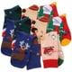 thumbnail image 4 of GOOHOCHY 5 pares de calcetines navideños, calcetines de invierno novedosos, cálidos, de algodón con dibujos animados y colores vivos., 4 of 7