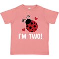 thumbnail image 3 of Inktastic 2nd Birthday 2 Year Old Ladybug Girls Toddler T-Shirt, 3 of 5