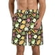 thumbnail image 1 of Balery Fruits Traje de Baño Estilo Hawaiano para Hombre, Shorts de Secado Rápido con Bolsillos-Large, 1 of 6