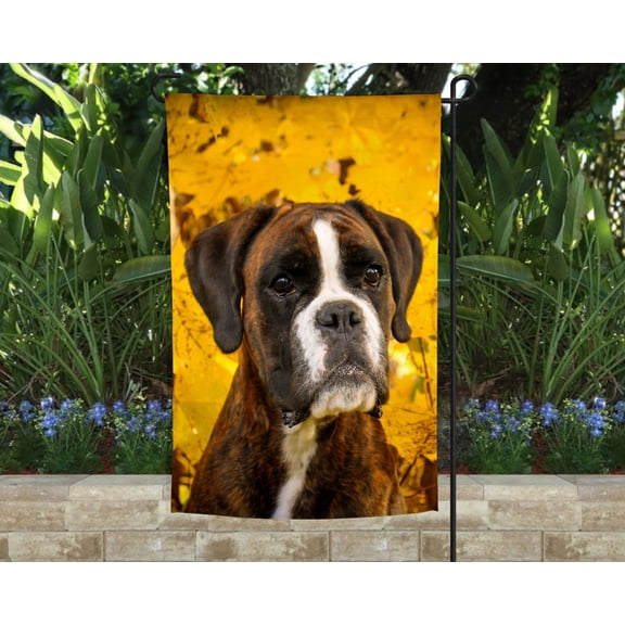 Boxer Garden Flag