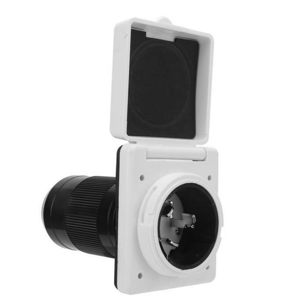 Power Box American Rv Power Inlet Box Socket 50Amp 125/250V Waterproof Safe Modification