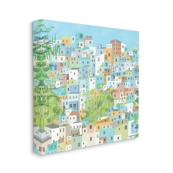 Stupell Industries Layers of City Building Rio de Janiero,36 x 36,Designed by Carla Daly