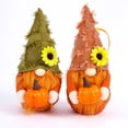 thumbnail image 2 of Paquete de 2 Adornos de Mesa de Gnomo de Otoño, Set de Muñeca sin Rostro de Calabaza y Girasol, Figuritas de Gnomo de Pie para Decoración de Escritorio Interior, Recuerdos de Fiesta de Acción de, 2 of 6