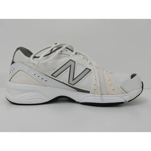 Mens New Balance 519 Abzorb Walking Shoes Sz 10 White Leather Gray MX519WG
