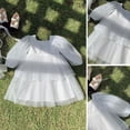 thumbnail image 2 of LOVEBAY Toddle Girl Party Wedding White Puffy Princess Dress 1-5T, 2 of 8
