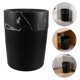 thumbnail image 1 of unbranded De Basura Redondo Y Estable De Plástico Negro Para Y Oficina Con, 1 of 8