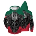 thumbnail image 3 of Sudadera con capucha para hombre con estampado digital 3D de moda, sudadera con cremallera de moda, sudaderas para hombre, sudadera con capucha cómoda y versátil para hombre, 3 of 5
