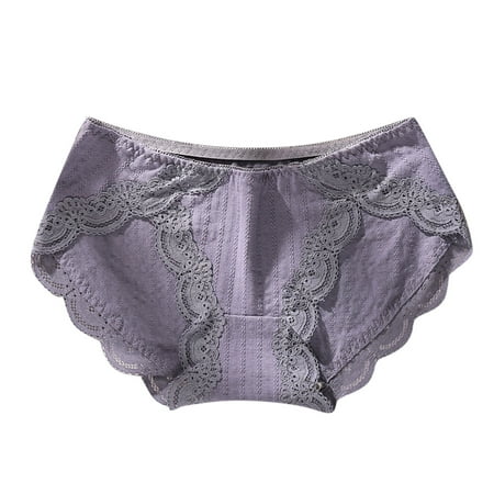 

Seamless Thongs for Women Underwear Bikini Panties Lace Low Waist Rise Hipster Cotton Breathable Panties Stretch Briefs