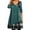 Green, variant on Fall Dresses For Petite Women 2023 Trendy Long Sleeve V Neck Patchwork Dress Decorated Button Plaid Print Dress Red M