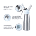 thumbnail image 2 of Dispensador De Crema Batida Plata De 500ml, 2 of 4
