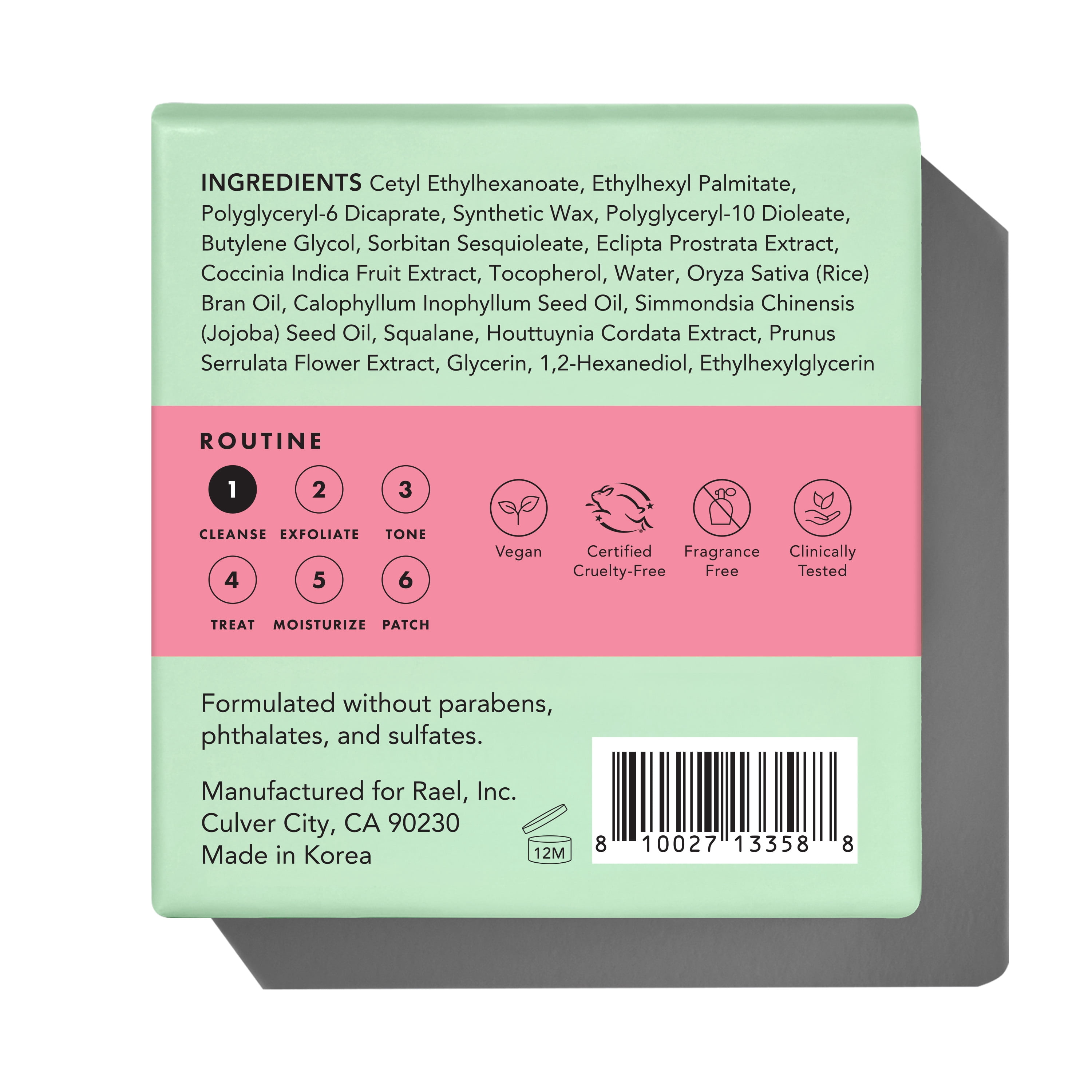 Rael Miracle Clear Purifying Twist Up Cleansing Balm, 1.69 fl oz